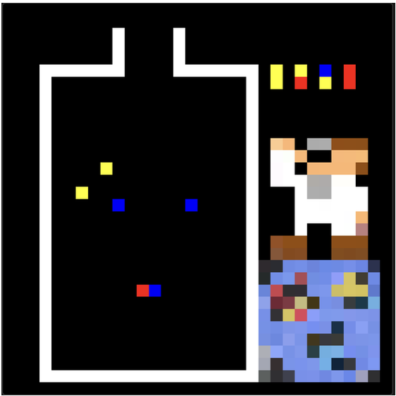 Dr. Mario - Assembly Language Implementation